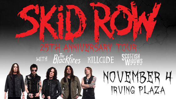 Skid Row, 30 Years, Irving Plaza